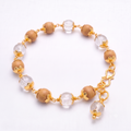 Sandal and Sphatika Bracelet